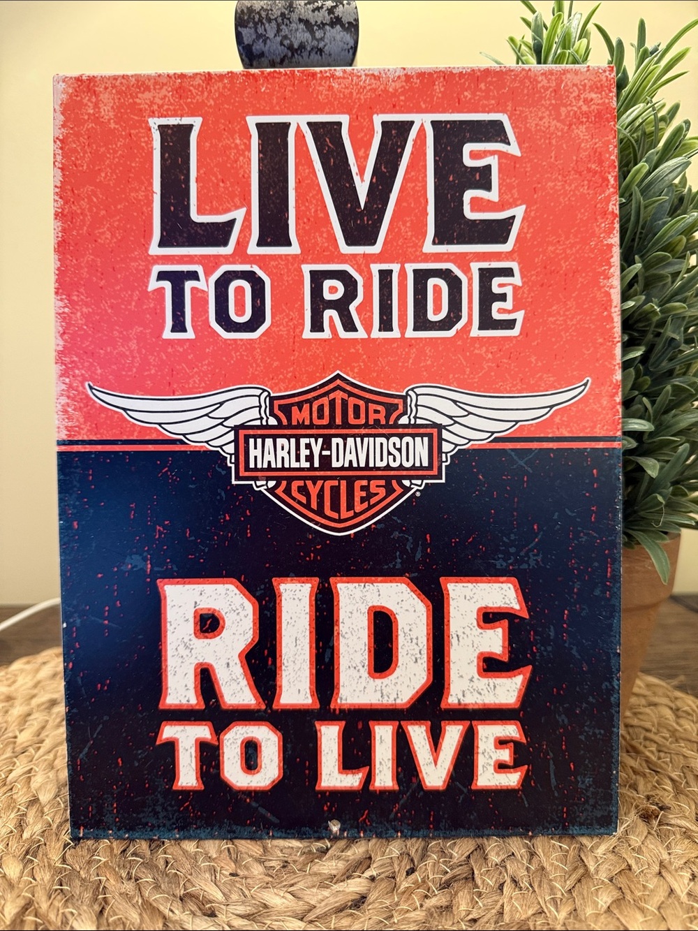 🖤🧡 Harley-Davidson Metal Decorative Sign - Picture 5 of 5